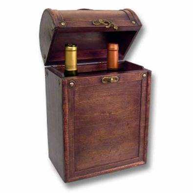 2 Bottle Wooden Wine Caddy