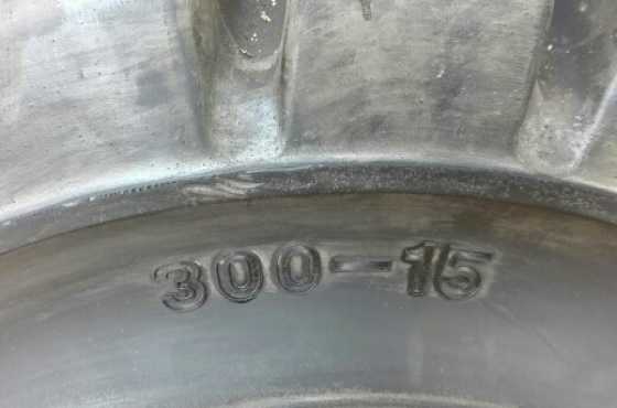 2 Brand new forklift tyres