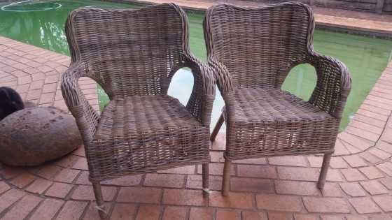 2 Brand new wicker chairs