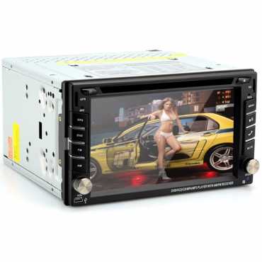 2 DIN 6.2 Inch Universal Car DVD Player  Windows CE 6.0 OS, 800480 Resolution, GPS, iPod Support,