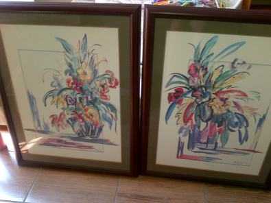 2 Framed pictures