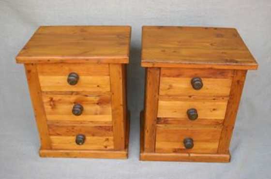 2 Origeon pine bedkassies