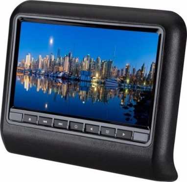 2 PC 9 inch High-definition LCD Monitor DVD Player Car Headrest