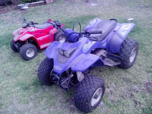 2 Quat bikes