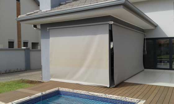 2 Roller blinds for the Patio.