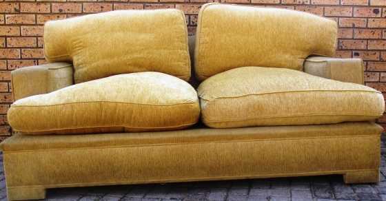 2 Seater Gold Wetherleys couch