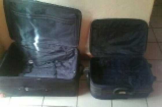 2 troll travel suit cases