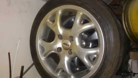 2 x 15quot Rims with tyres - Good for spares