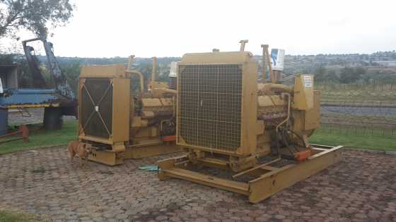 2 X 500 KVA CATERPILLAR 3 PHASE GENERATORS