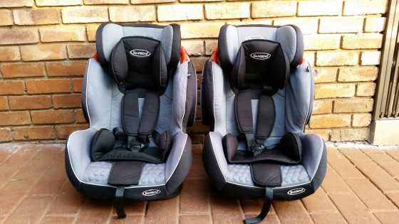 2 x Bambino Elite Car and Booster Seats (Group 9 - 36kg)