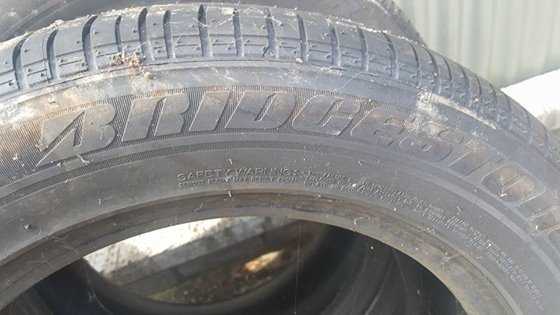 2 x Brand New Bridgestone Turonso Tyres