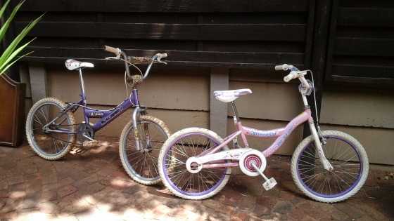 2 x children bikes for sale