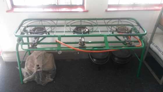 2 x Gas (3 burner boiler stand) Kitchen equipment