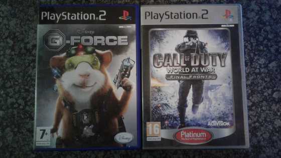 2 x PlayStation 2 games for sale