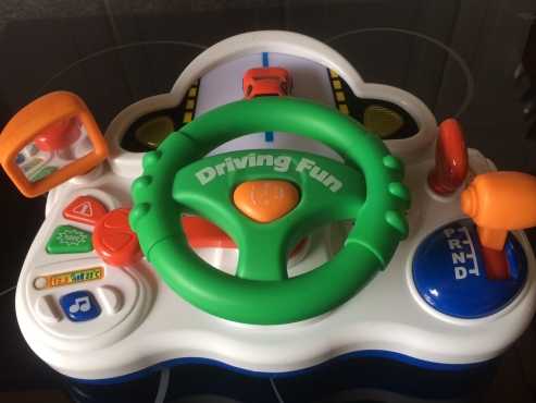 2 x Steering wheel activity toys  suitable for 6 to 36 months