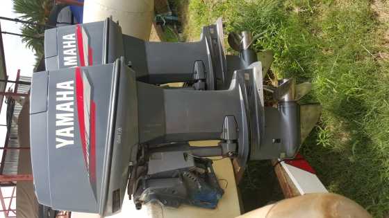 2 x Yamaha 50hp. 2006 Models. Autolube.