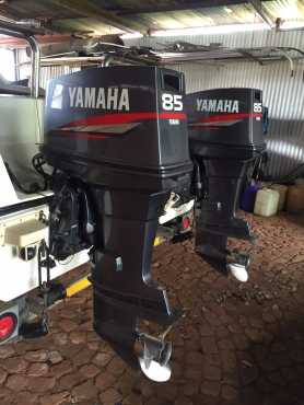 2 x Yamaha 85hp motors.