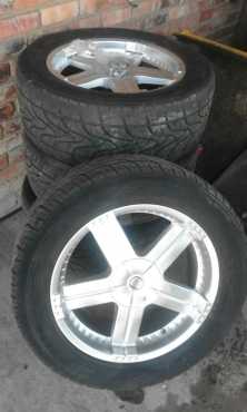 20 inc rims and tyres for sale