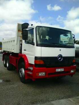 2001 MERCEDES BENZ ATEGO 10 CUBE TIPPER MODEL TRUCK FOR SALE.