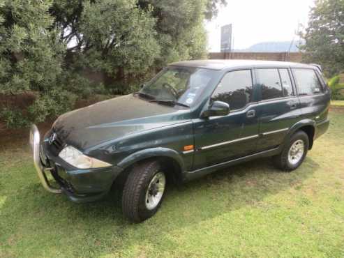 2001 Ssangyong Musso 4X4 TDI face-lift manual