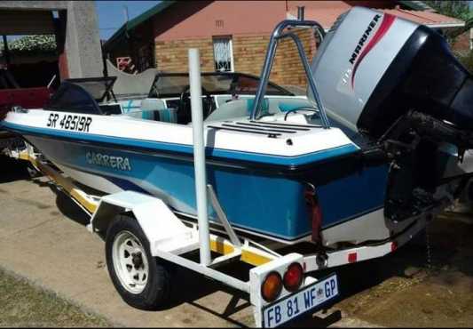 2002 Carerra Boat for sale. 115 Mariner Engine