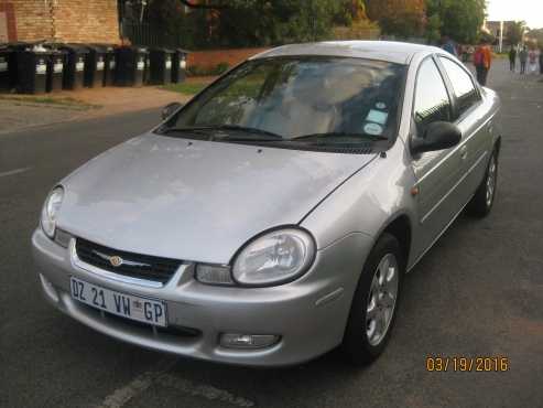 2002 CHRYSLER NEON,2.0i ENGINE,SILVER COLOR,FULL HOUSE