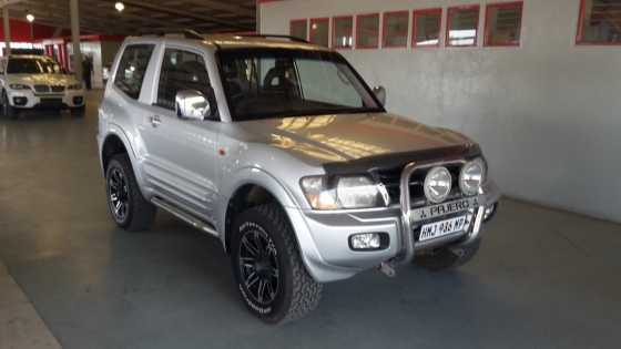 2002 Mitsubishi Pajero 3500i V6 3dr SWB, Silver, 166 000km, R169 900