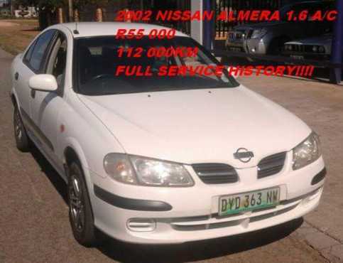 2002 NISSAN ALMERA