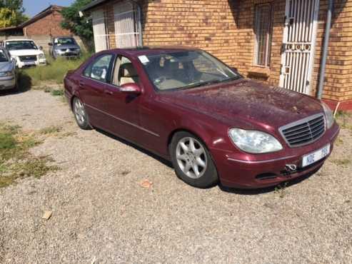 2004 mercedes benz s500 auto non-runner