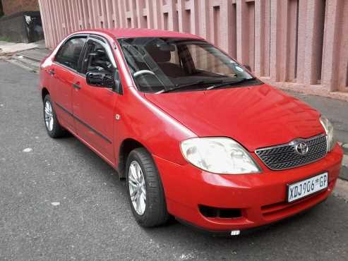 2004 toyota corolla  for sale 1,6