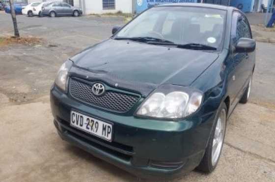 2004 toyota runx 160i rt green