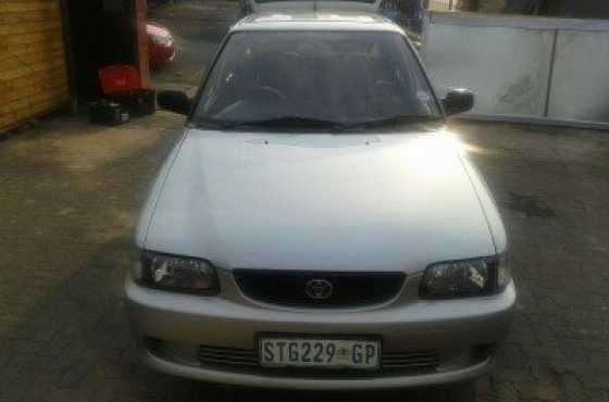 2005 toyota tazz 130 sport silver