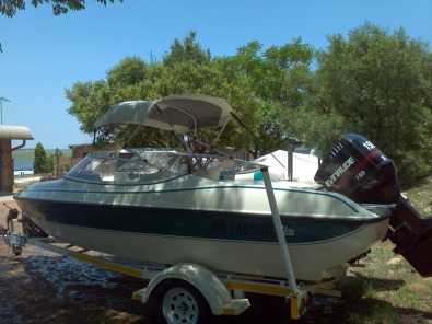 2006 RAVEN BOAT WITH  150 EVINRUDE MOTOR