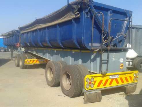 2007 34 tonne side tipper trailer for sale