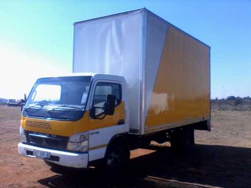 2007 FUSO 4 Tonne closed body truck for sale