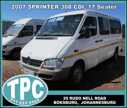 2007 Mercedes SPRINTER 308 CDI - Rebuild- for sale at TPC