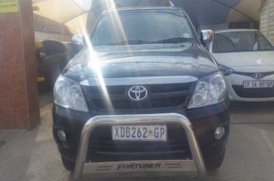 2007 toyota fortuner 4x2 v6 black