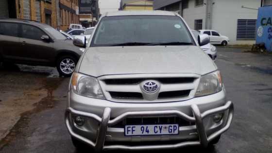 2007 toyota hilux 3.0 d-4d 4x4   silver