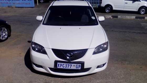 2008 mazda3 sedan white