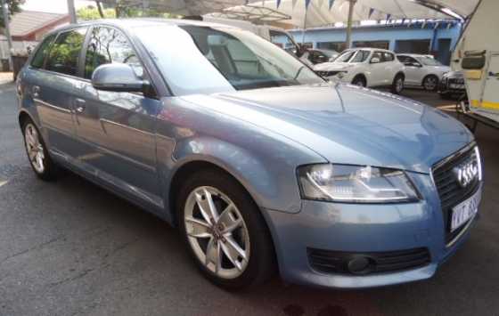 2009 Audi A3 Sportback 1.8 TFSi Ambition, manual, FSH, 148 300km, light blue, R147 950, Pretoria