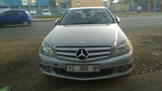 2009 Mercedes  Benz c220 cdi in excellent condition for R 135000.00