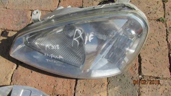 2009 Tata Indica left headlight