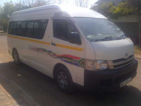 2009 Toyota Quantum Sesfikile 2.7 Petrol VVTI 15 SEATER