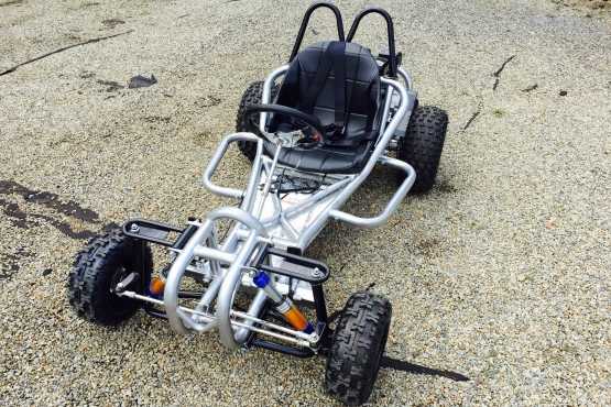 200cc big wheel gokarts with front suspension.