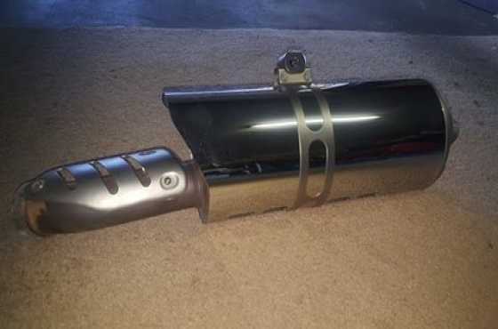 2010 air cooled BMW GS 1200 standard Xhaust cannister for sale