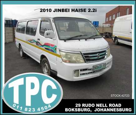 2010 JINBEI HAISE 2.2i - Used Taxi in excellent condition for sale at TPC