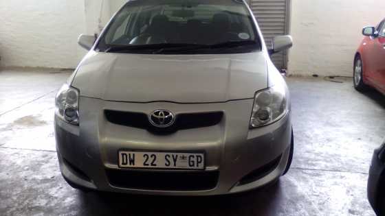 2010 toyota auris 1.6 rt silver