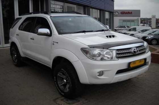 2010 Toyota Fortuner 3.0 d4d (m) 136000km R244950