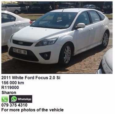 2011 White Ford Focus 2.0 SI