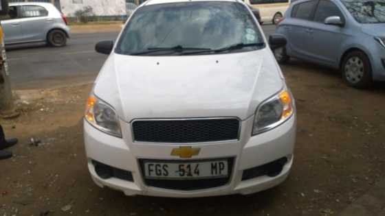 2012 Chevrolet Aveo in mint condition for R 75000.00